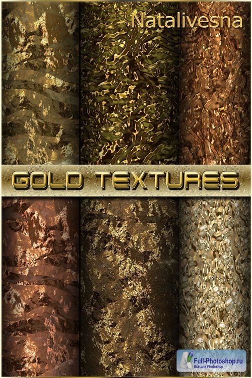    Photoshop / Gold textures for Photoshop 