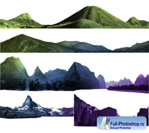 Mountain Brushes Set for Photoshop
