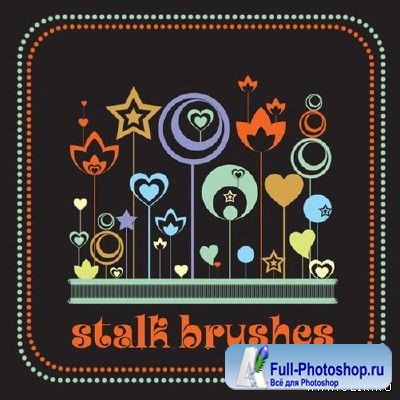 Stalks Brushes Set for Photoshop