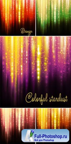 Colorful stardust