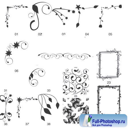 Custom Shape Vector Art Vol.1 for Adobe Photoshop