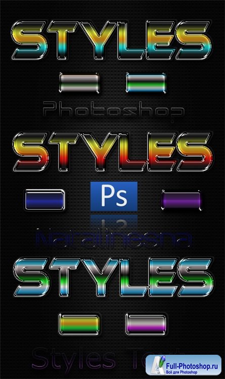     Photoshop / Color metal styles for Photoshop