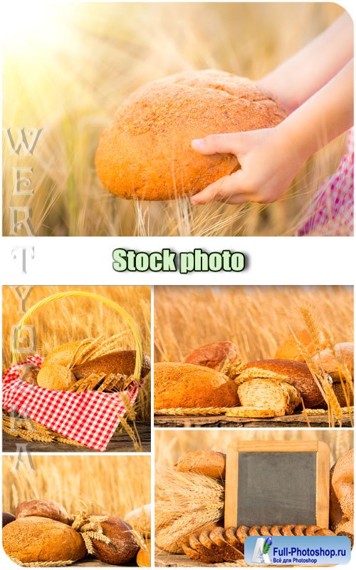 ,  ,  / Bread, wheat field, spikelets - Raster clipart