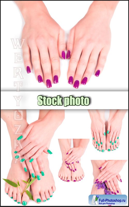     , ,  / Care of hands and feet - Raster clipart