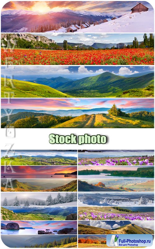 ,   / Nature, beautiful landscapes - Raster clipart