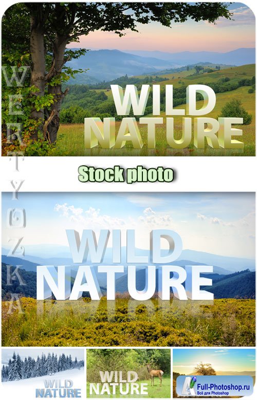  ,  / Wild nature, landscapes - Raster clipart