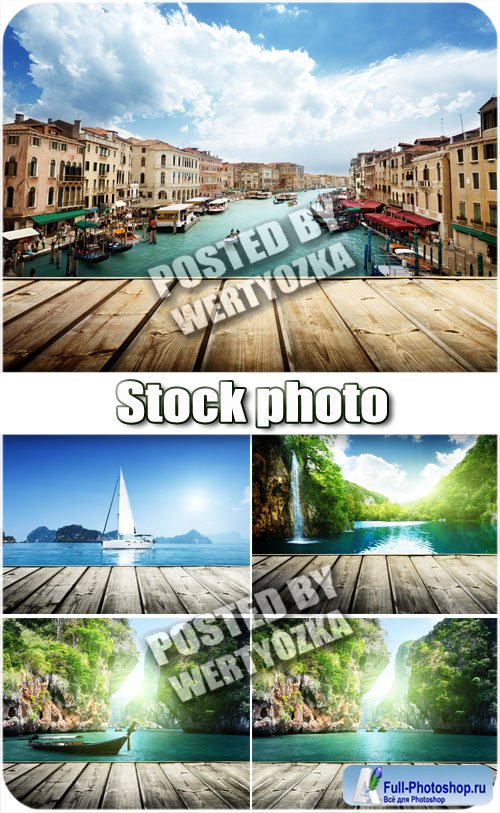 ,    / Waterfalls, water bodies backgrounds - stock photos