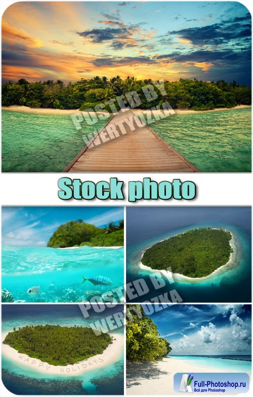    / Island in the ocean - stock photos