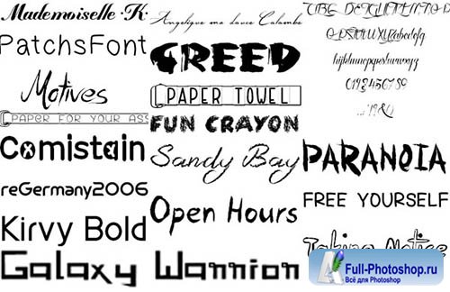   (  18) / Collection of fonts ( Part 18 )