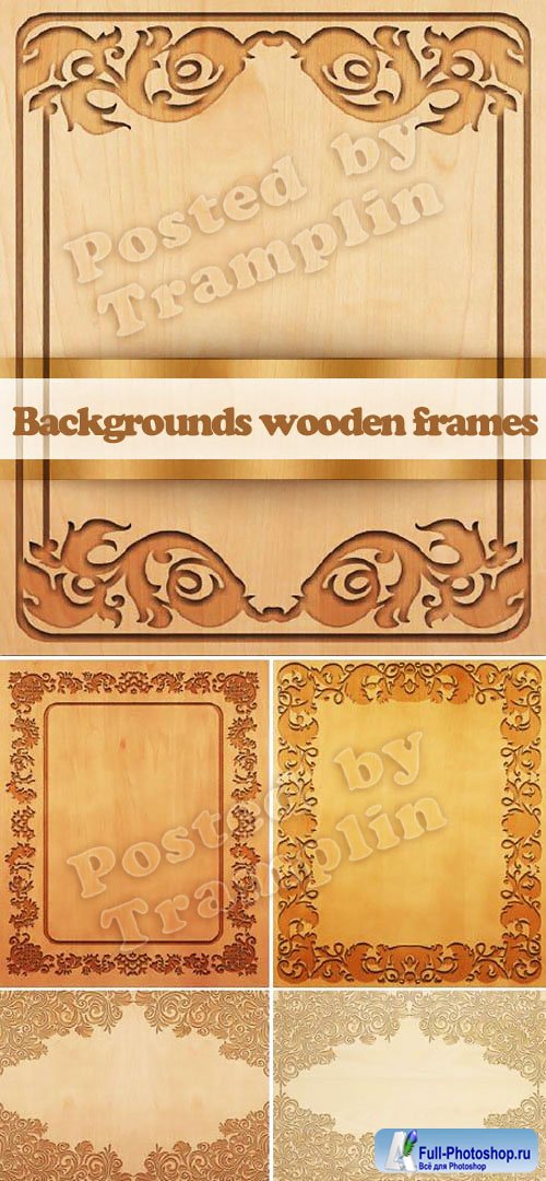     - Carved wooden frames