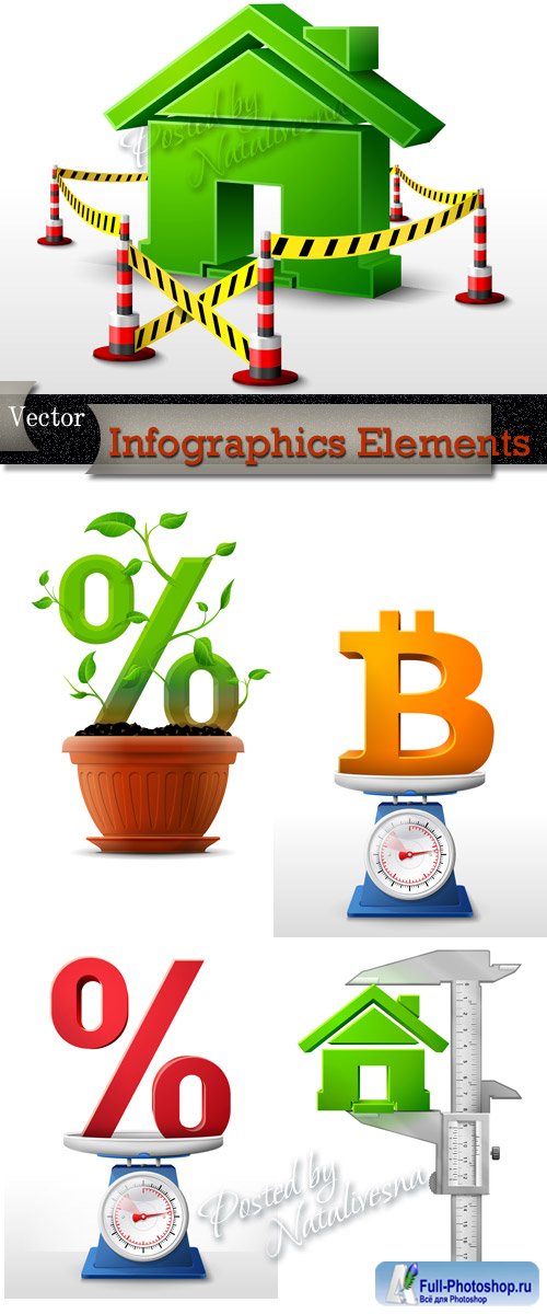 Infographics Elements in Vector # 12 