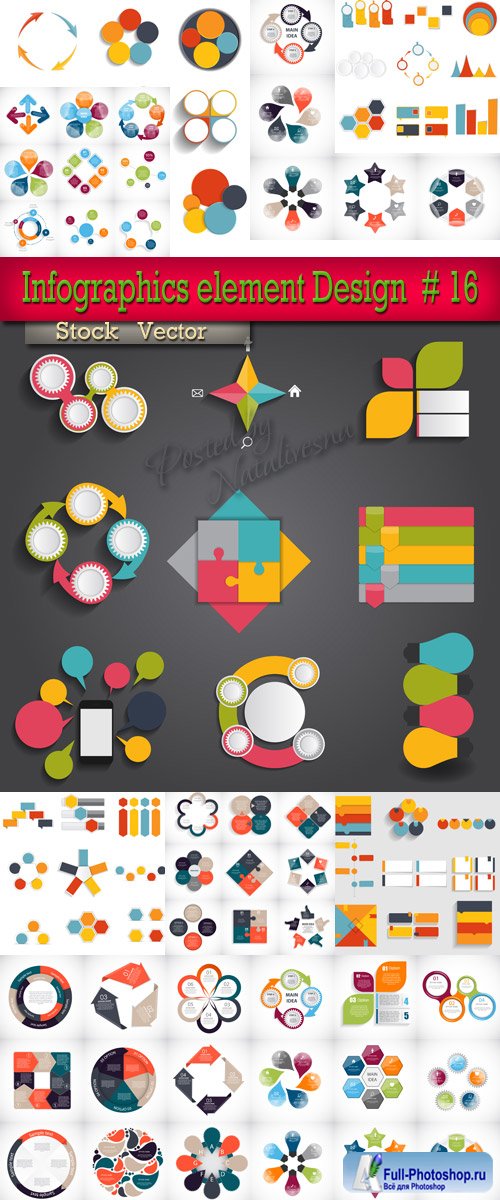 Infographics element Design in Vector # 16