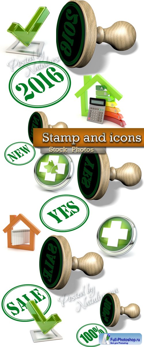 Design Elements - Stamp and Icons