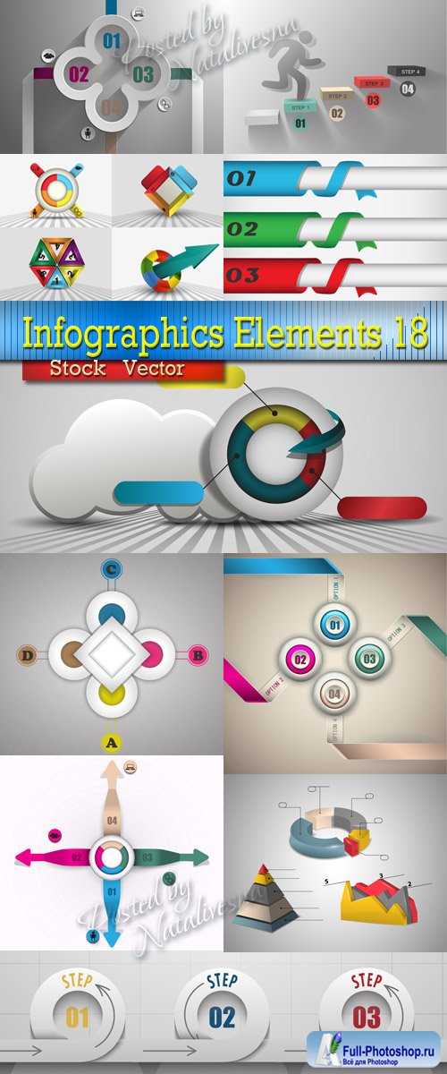 Infographics Elements Design in Vector  18