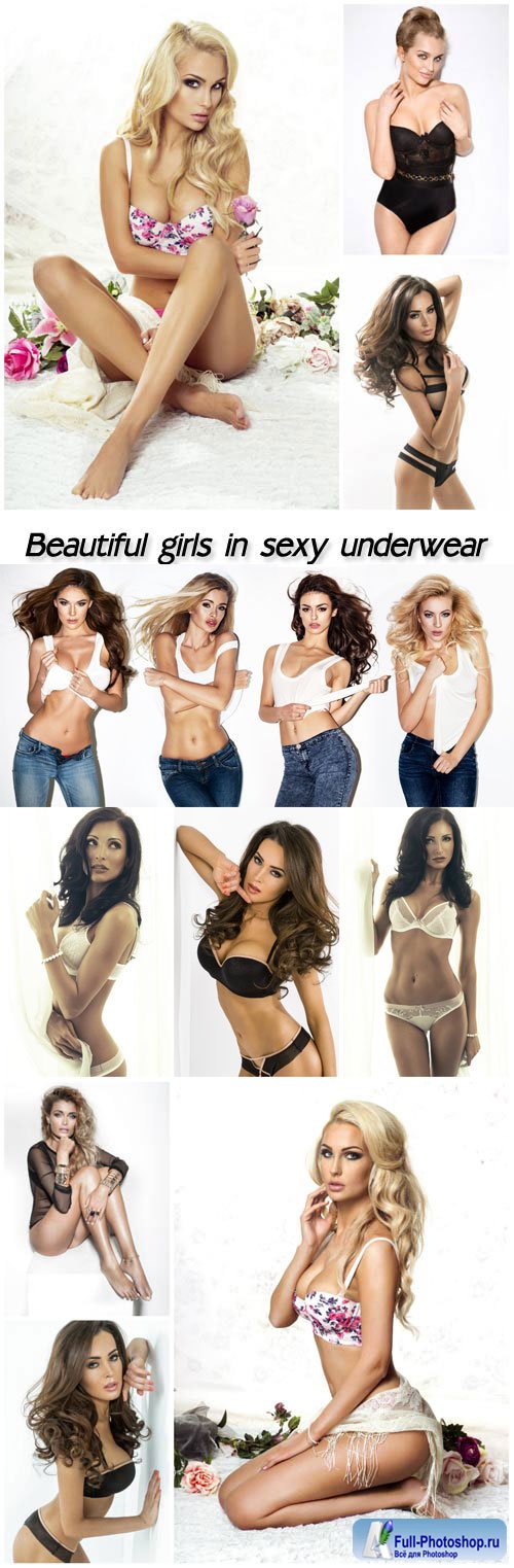 Beautiful girls in sexy underwear