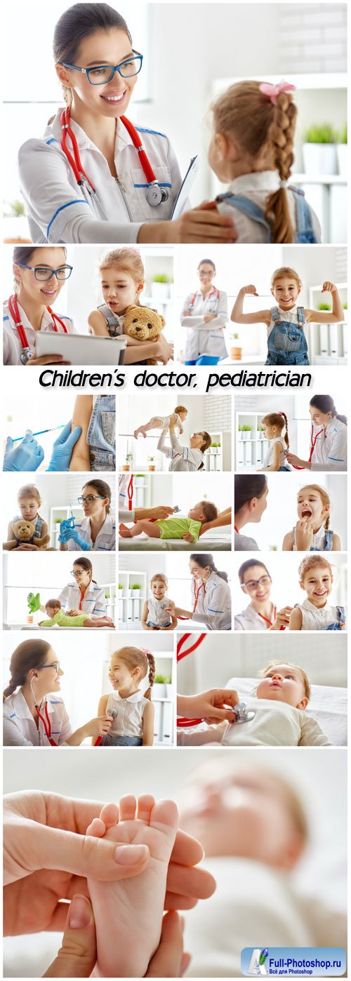 Children's doctor, pediatrician and children