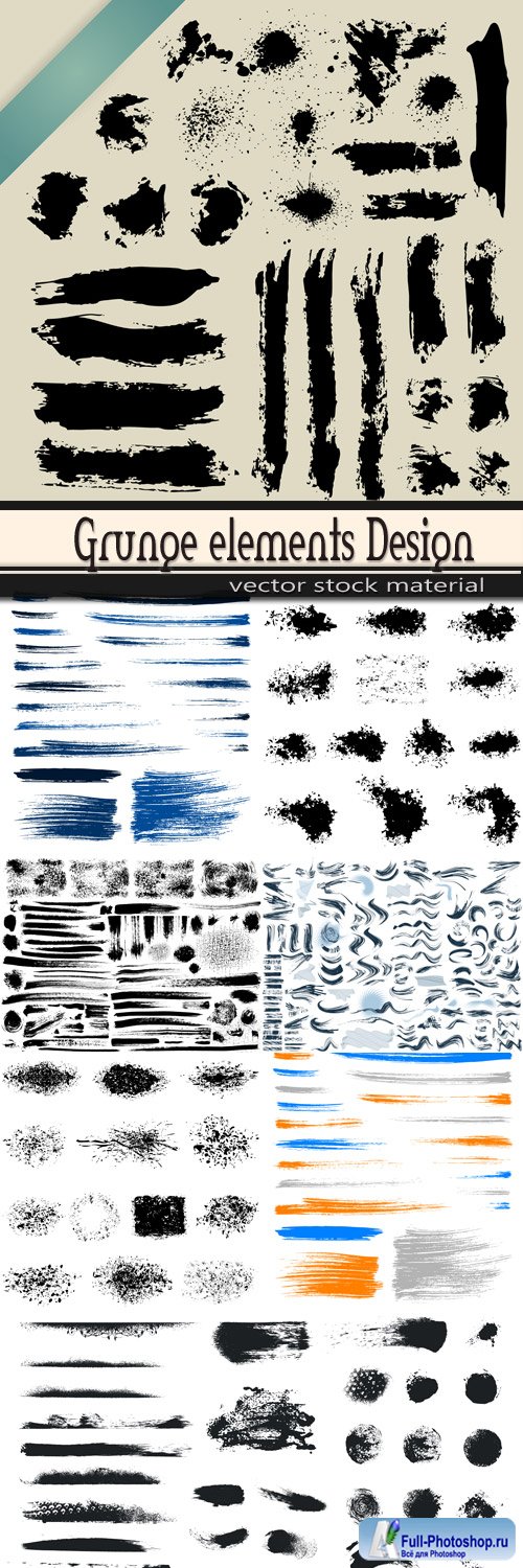Grunge elements Design