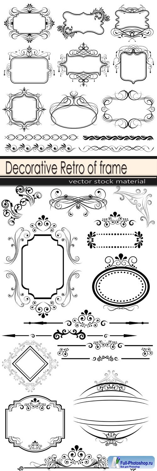 Decorative Retro of frame