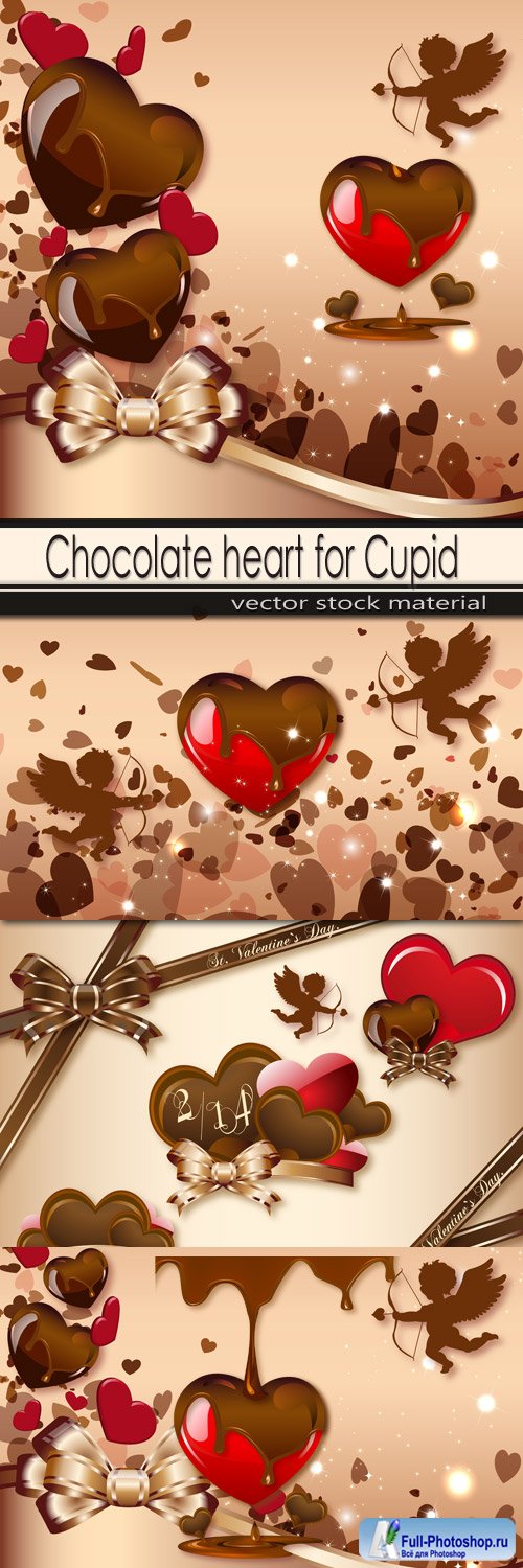 Chocolate heart for Cupid