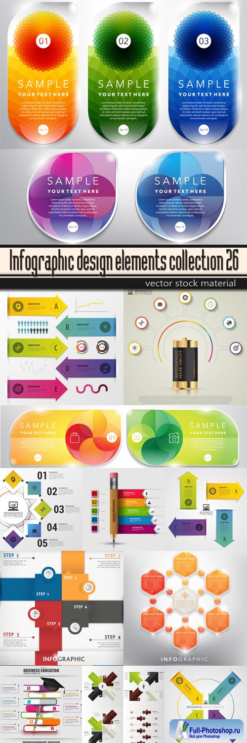 Infographic design elements collection 26