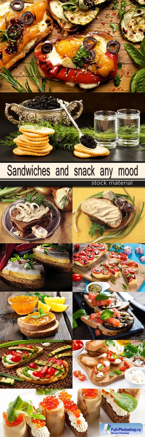 Sandwiches and snack any mood