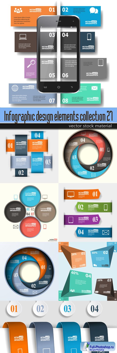Infographic design elements collection 27