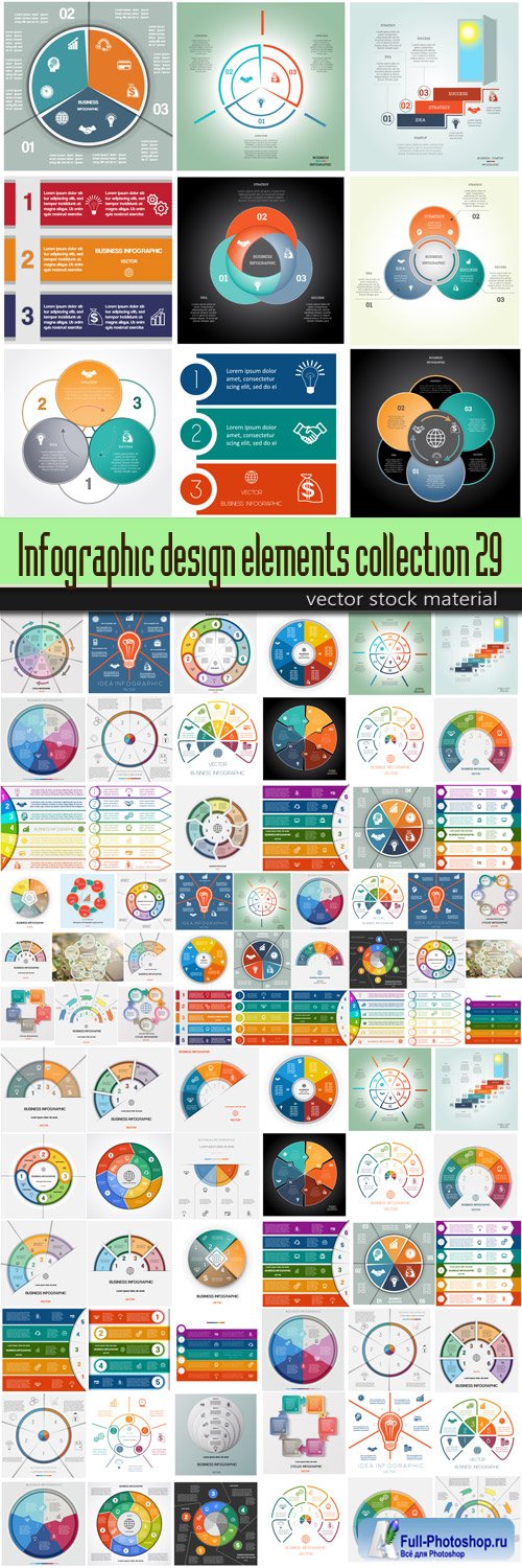 Infographic design elements collection 29