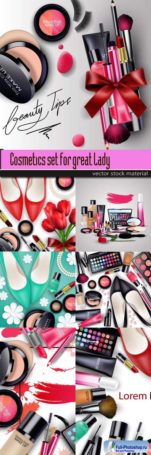 Cosmetics set for great Lady