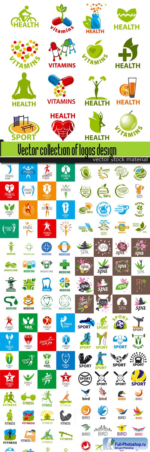 Vector collection of logos design