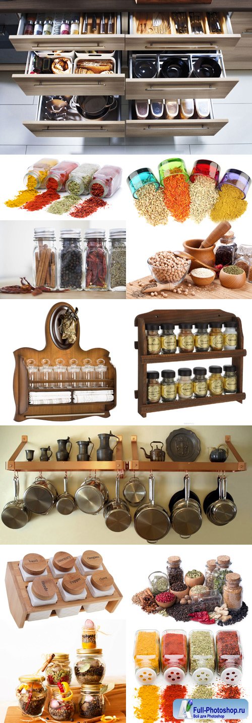 Kitchen utensils and sets for Spices