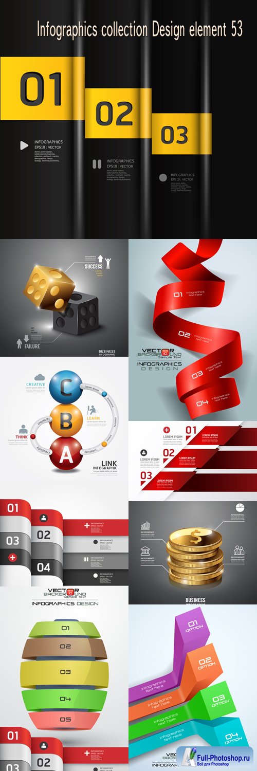 Infographics collection Design element 53