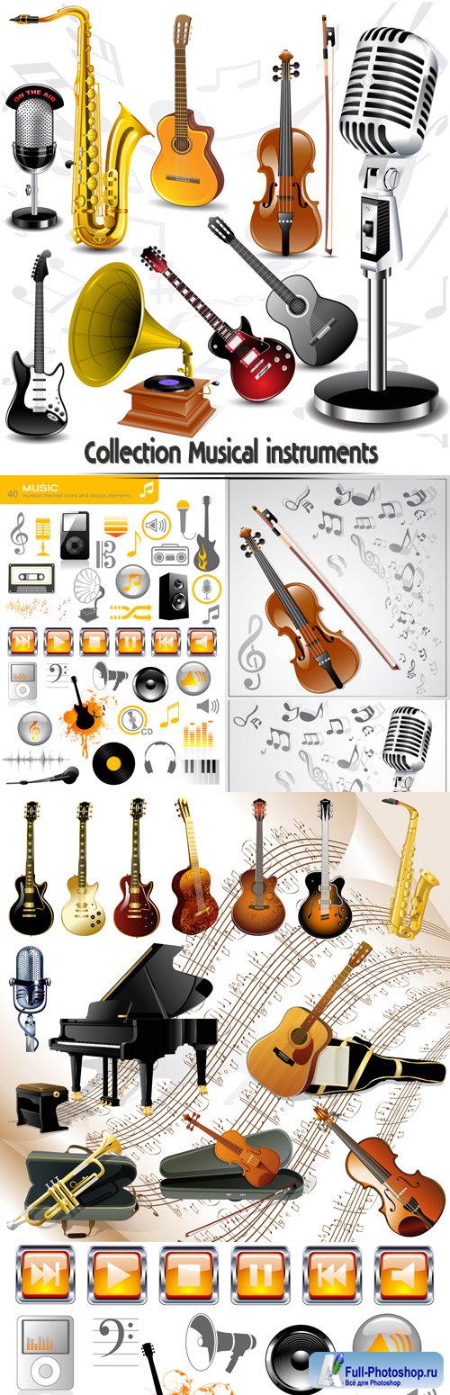 Collection Musical instruments