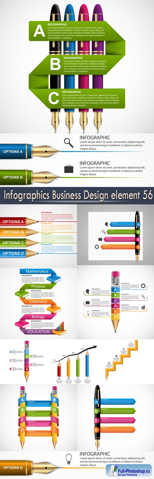 Infographics Business Design element 56