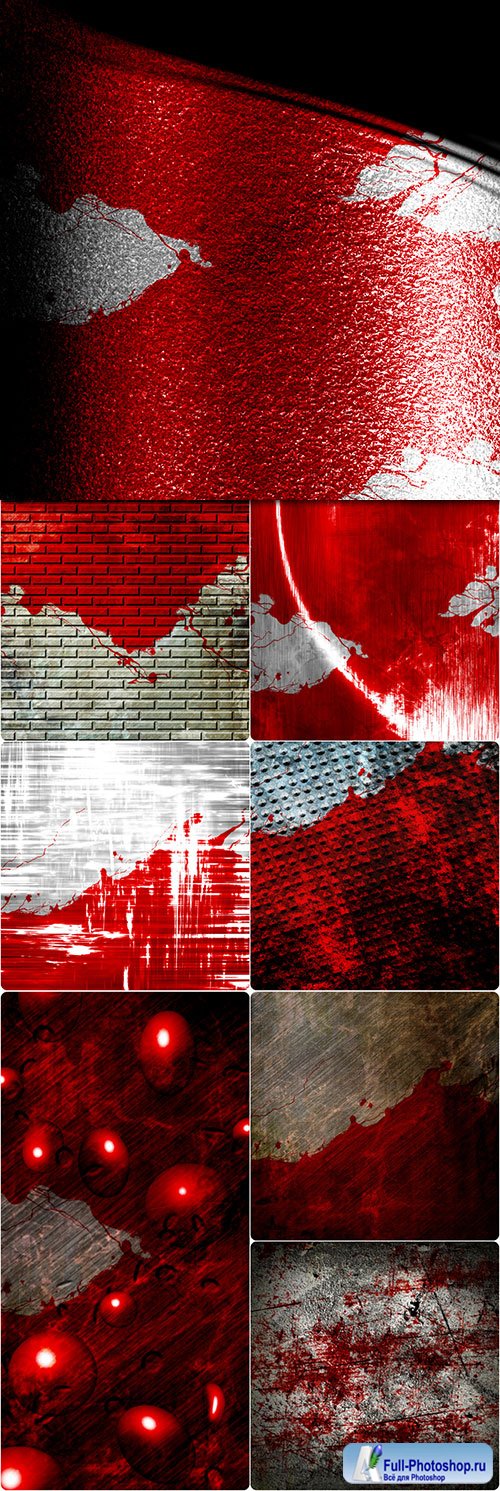 Backgrounds red splashes Grunge style