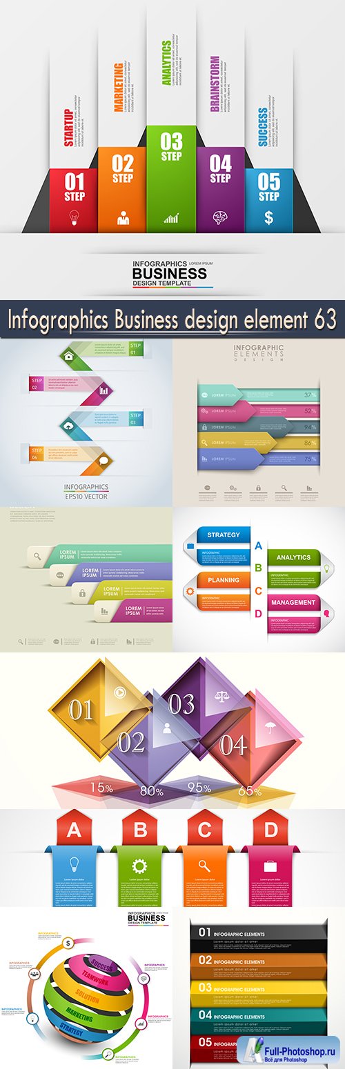 Infographics Business design element 63