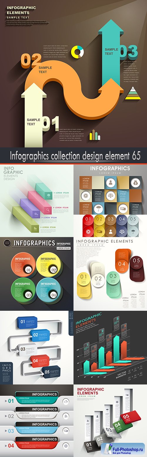 Infographics collection design element 65