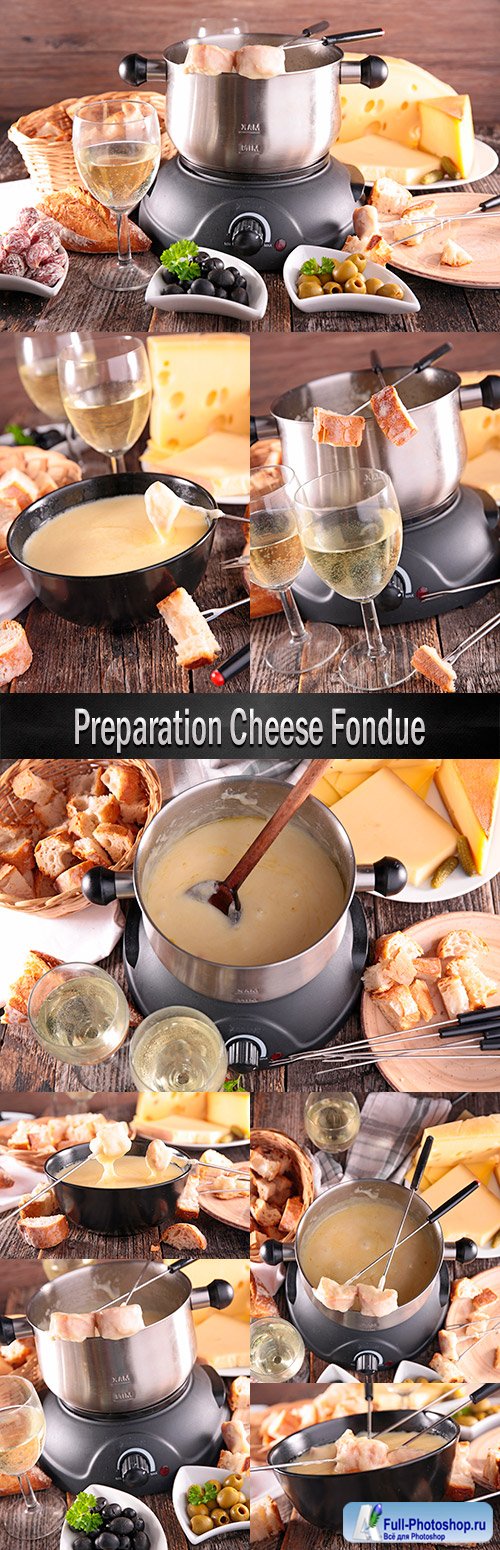 Preparation Cheese Fondue