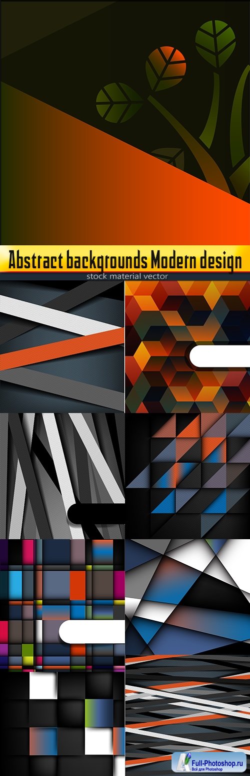 Abstract backgrounds Modern design