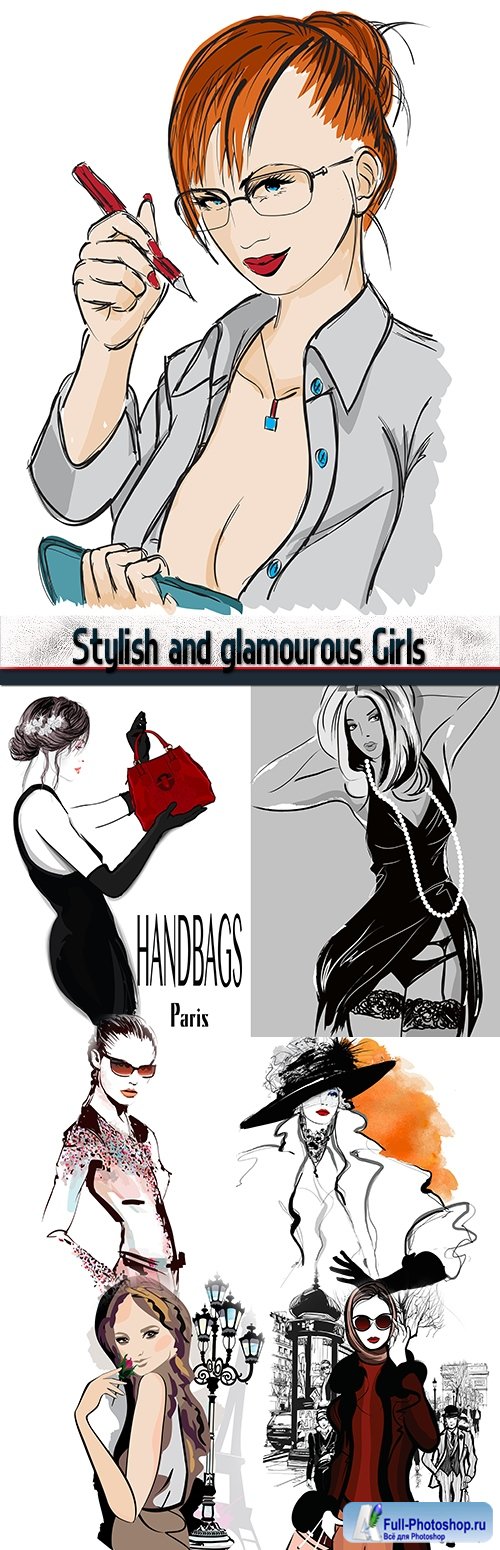 Stylish and glamourous Girls