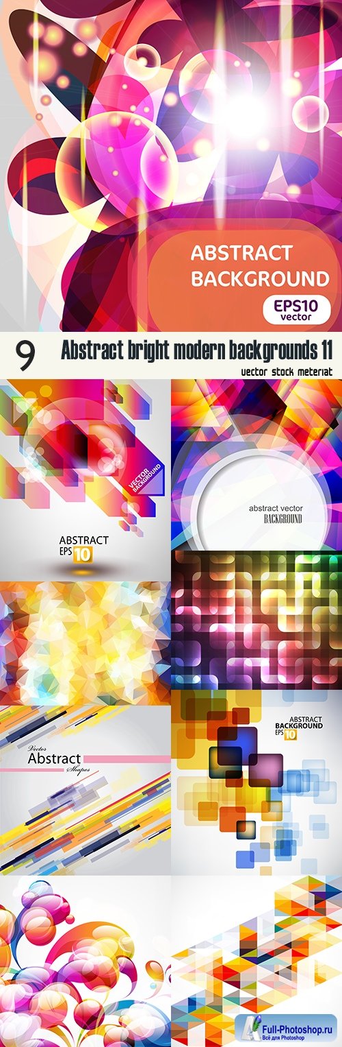 Abstract bright modern backgrounds 11