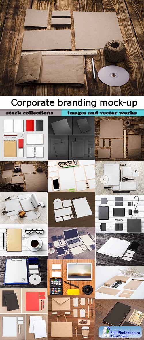 Corporate branding mock-up Templates For your Company 5