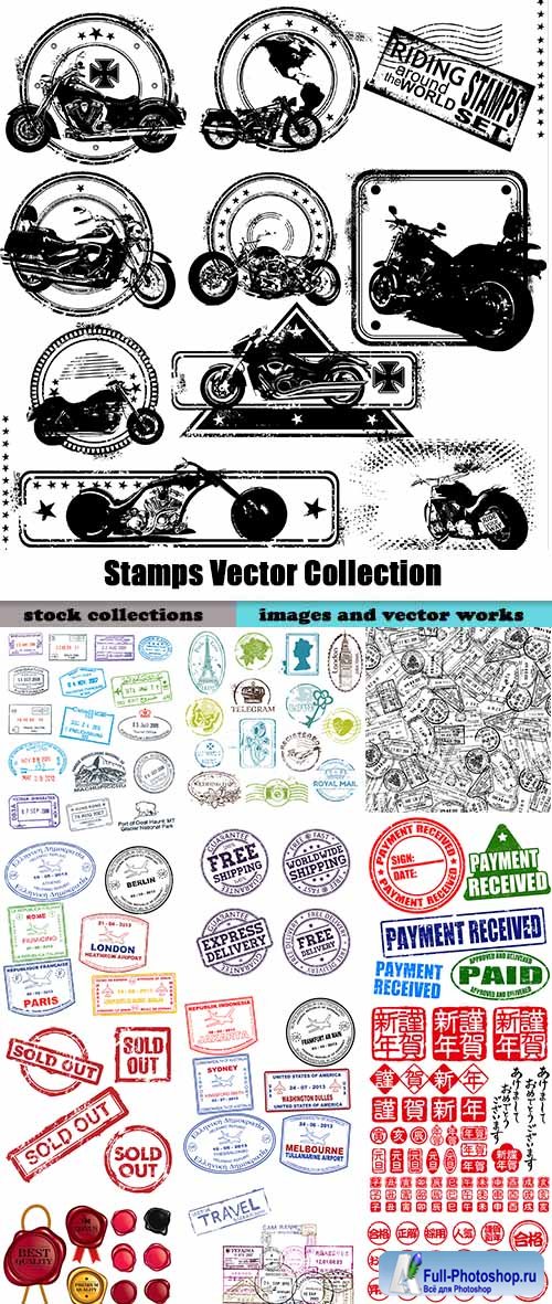 Stamps Vector Collection