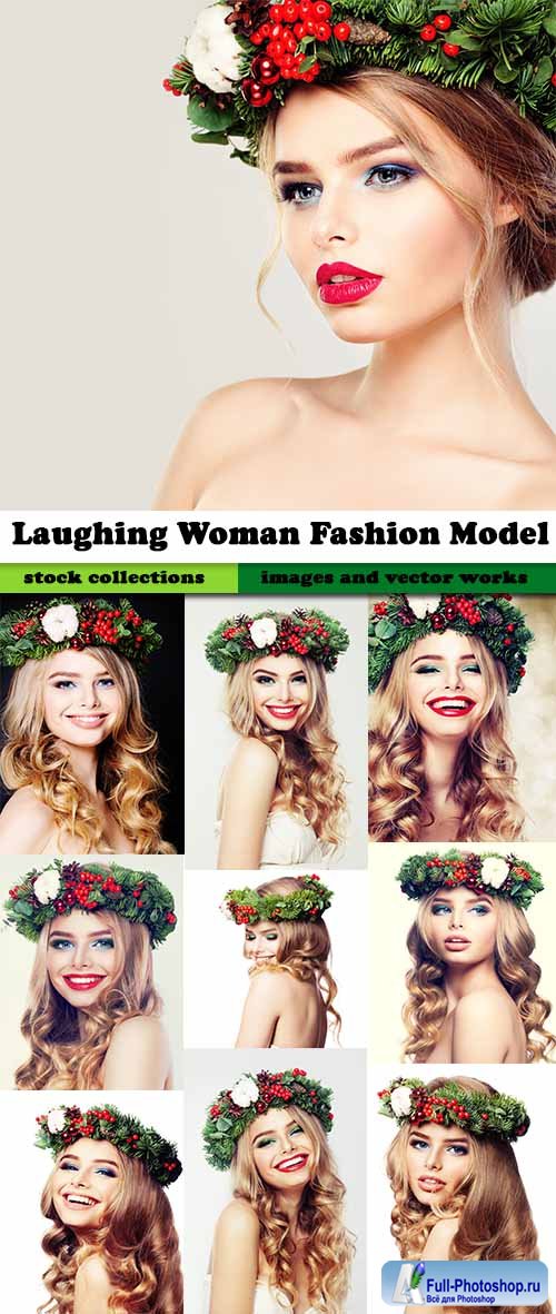Laughing Woman Fashion Model
