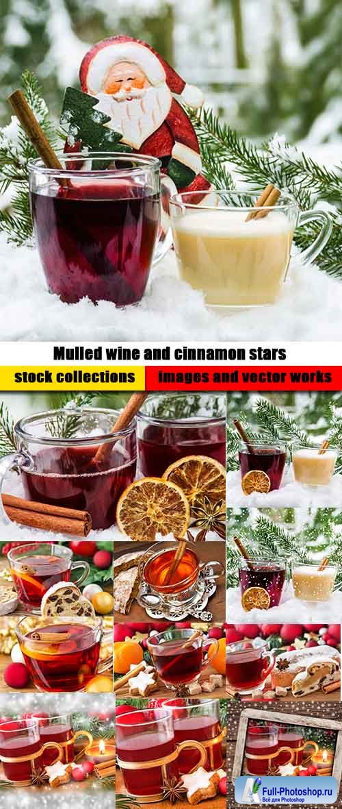 Mulled wine and cinnamon stars