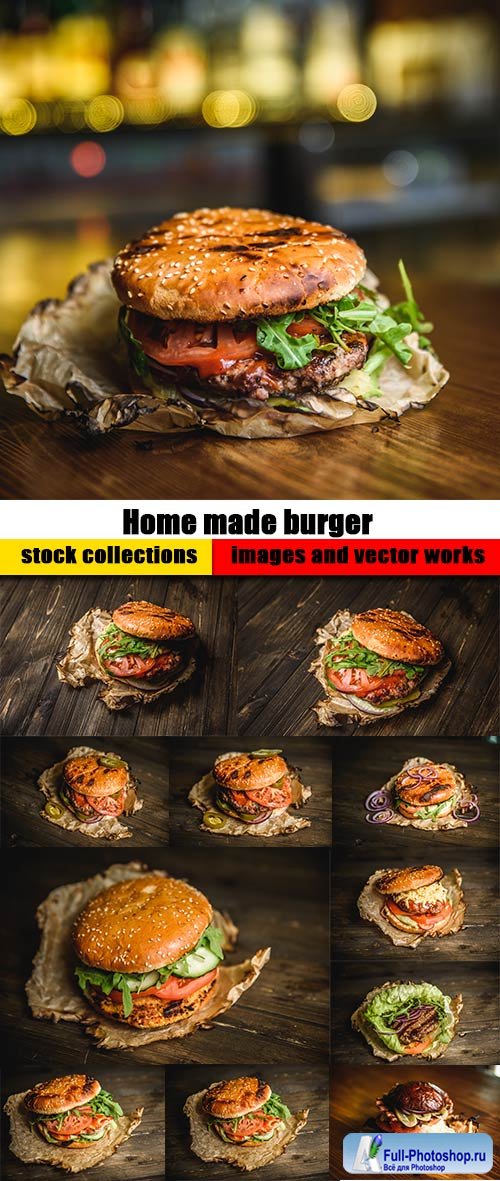Home made burger