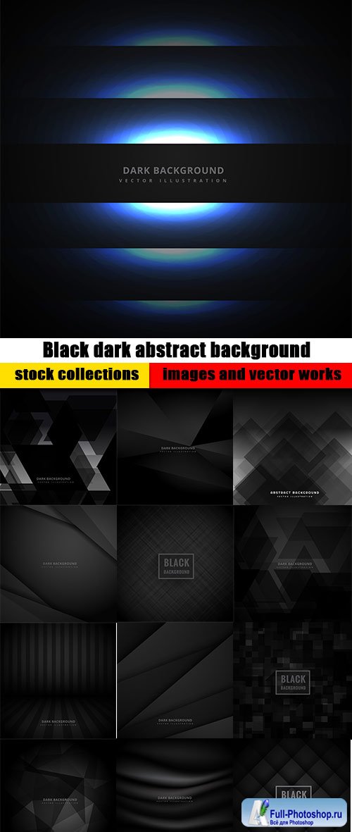 Black dark abstract background