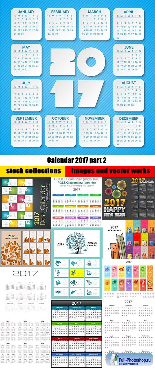 Calendar 2017 part 2 