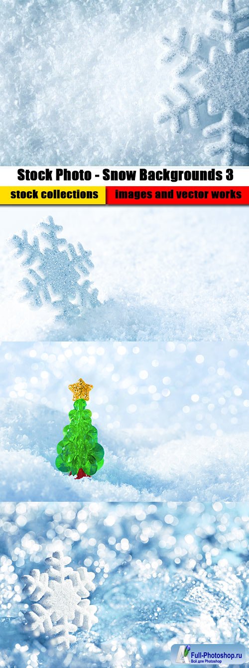 Stock Photo - Snow Backgrounds 3