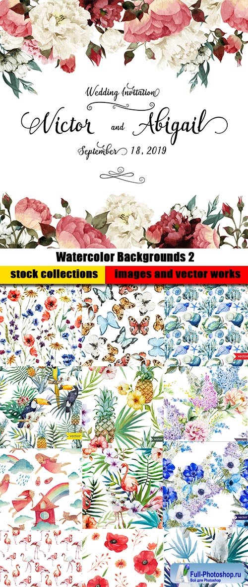 Watercolor Backgrounds 2