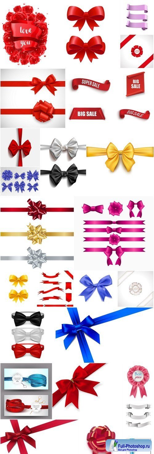 Different Bow-Knot Ribbons